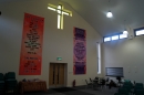 Inside the church